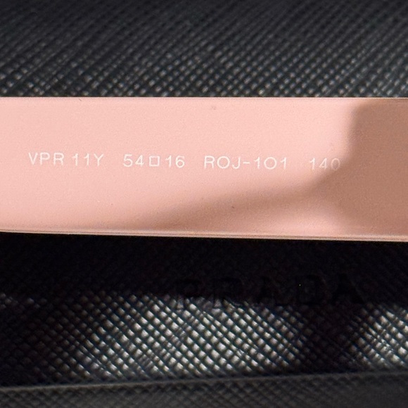 Prada Pink and Brown Tortoiseshell Glasses - Picture 5 of 5